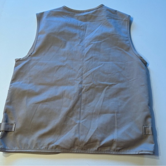 EUC Sanyou MENS Utility‎ Hunting Fishing Kaki Full Zip Vest Size XL (A3) - Picture 7 of 7